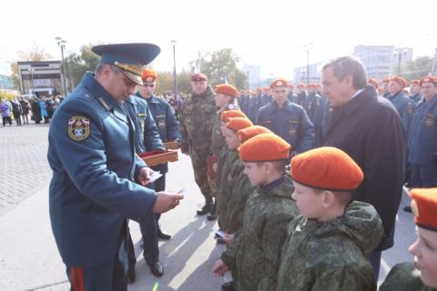 В Новосибирске отметили 85-летие гражданской обороны