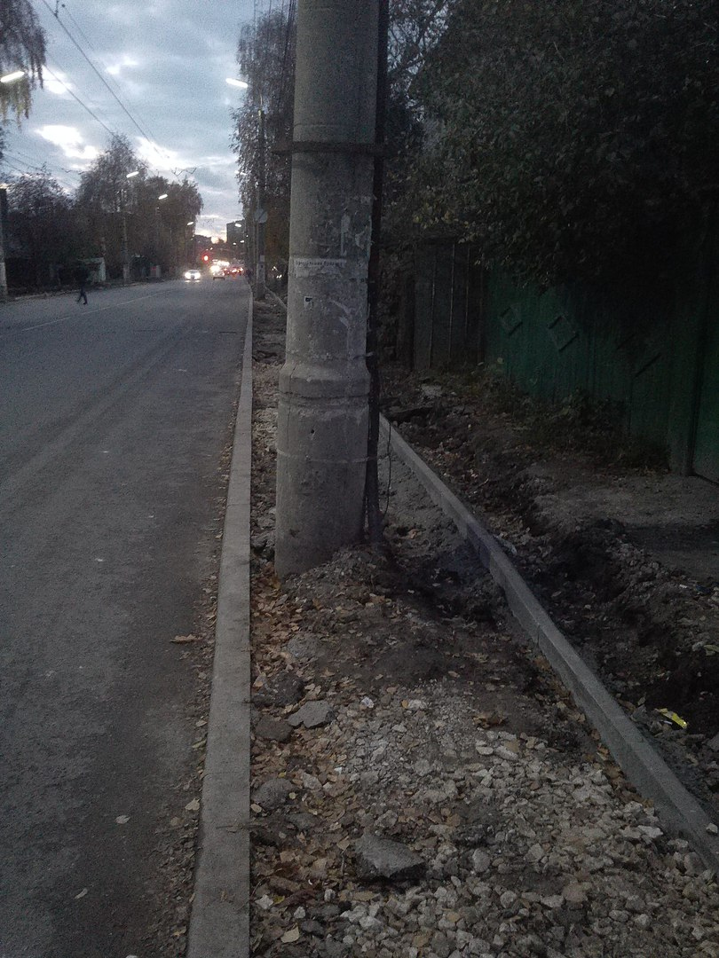 В администрации Рязани прокомментировали новый тротуар на Мервинском