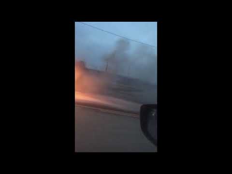 Страшное ДТП в Михайлове - один из автомобилей загорелся