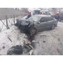 ДТП с пострадавшими: лоб в лоб у вокзала Бердска сошлись «Субару» и «Тойота»